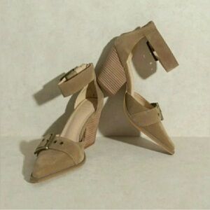 OASIS SOCIETY THE RACHEL BUCKLED STRAP CHUNKY HEEL